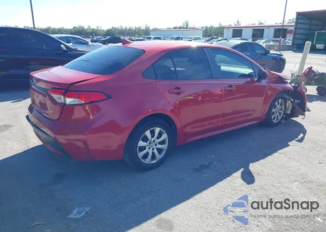 2020 Toyota Corolla Le z USA, uszkodzony, nr VIN 5YFEPRAE8LP072199